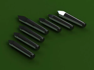 Half Dead Center MT3 4 Lathe Centre Set 3D Model