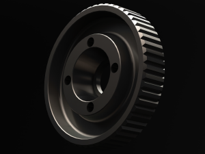 Aluminum Racing Flywheel for 4-Shoe 3Dモデル