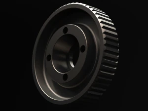 Алюминиевый гоночный маховик для 4 колодок 3D Модель