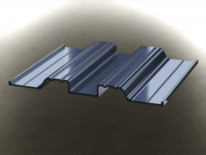 Aluminum Extruded Truck or Trailer Deck Plank Modèle 3D