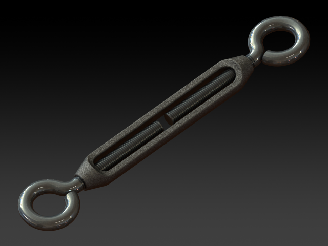 Cast Eye and Eye Turnbuckle THD10 Modèle 3D .c4d .max .obj .3ds .fbx .stl .blend 
