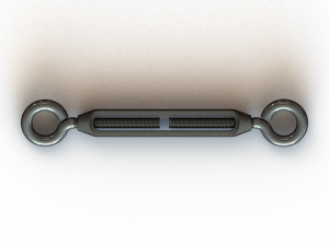 Cast Eye and Eye Turnbuckle THD10 Modèle 3D