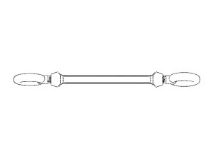 Cast Eye and Eye Turnbuckle THD10 3D Model