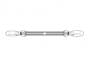 Cast Eye and Eye Turnbuckle THD10 Modèle 3D
