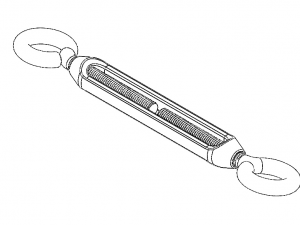 Cast Eye and Eye Turnbuckle THD10 Modèle 3D