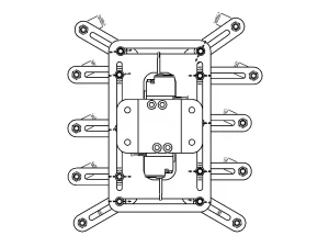 Mech W Vacuum Grippers 3D Model