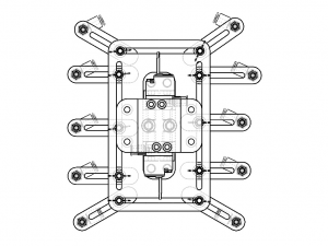 Mech W Vacuum Grippers 3D-Modell