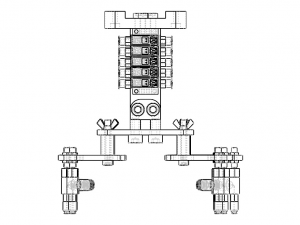 Mech W Vacuum Grippers 3D-Modell