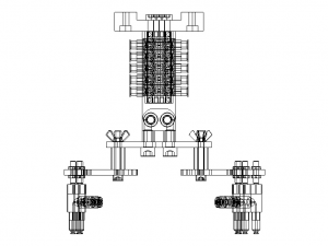 Mech W Vacuum Grippers 3D-Modell