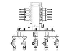 Mech W Vacuum Grippers 3D-Modell