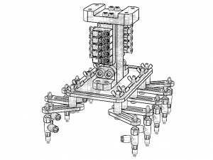Mech W Vacuum Grippers 3D-Modell