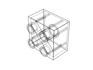 2x2 and 2x4 Building Blocks Design Model 3D