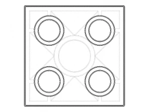 2x2 and 2x4 Building Blocks Design 3D Model