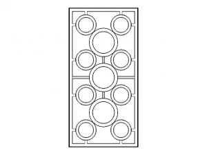 2x2 and 2x4 Building Blocks Design 3D Model