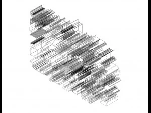 Extruded Aluminium Profile Enclosures Set for e-Compon 3D Model