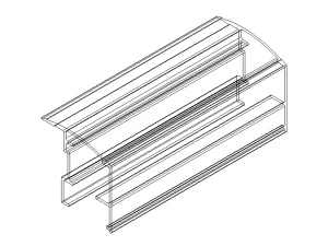 Extruded Aluminium Profile Enclosures Set for e-Compon 3D Model