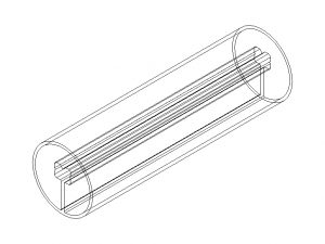 Extruded Aluminium Profile Enclosures Set for e-Compon Model 3D