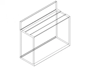 Extruded Aluminium Profile Enclosures Set for e-Compon 3D Model