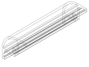 Extruded Aluminium Profile Enclosures Set for e-Compon Model 3D