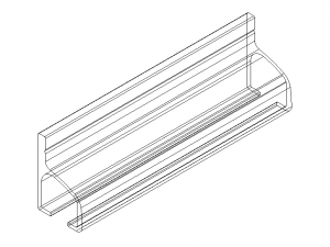 Extruded Aluminium Profile Enclosures Set for e-Compon Model 3D
