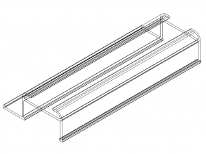 Extruded Aluminium Profile Enclosures Set for e-Compon Model 3D