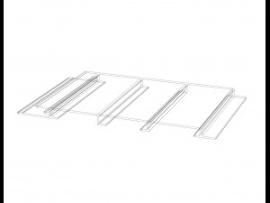 Aluminum Extruded Truck Interlocking Deck Modelo 3D