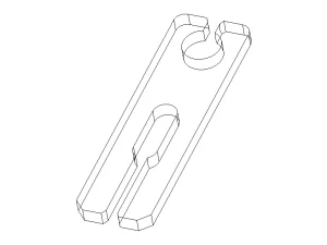 Limit Snap Gauge Set for Measuring Range 3 to 188 mm 3D Model