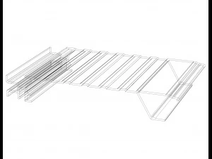 Aluminum Extruded Floor Planking 3D Model