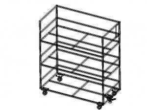 Steel Dory Shelves 3D-Modell
