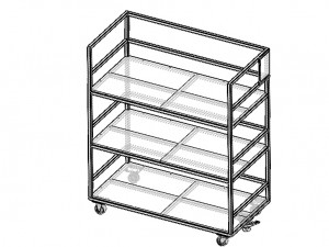 Steel Dory Shelves 3D-Modell