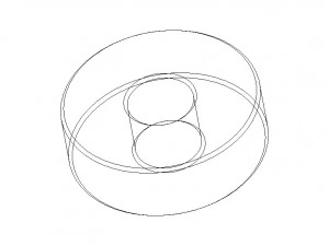Cylindrical Ring Gages Set for Measuring Range 8 to 175 mm 3D Model