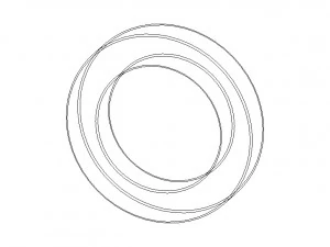 Cylindrical Ring Gages Set for Measuring Range 8 to 175 mm 3D Model