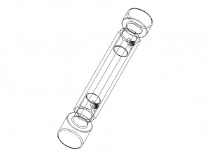Cylindrical Type Plug Gauge Set for Measuring Range 6 to 50 mm 3D Model