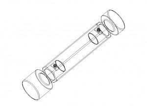Cylindrical Type Plug Gauge Set for Measuring Range 6 to 50 mm 3D Model