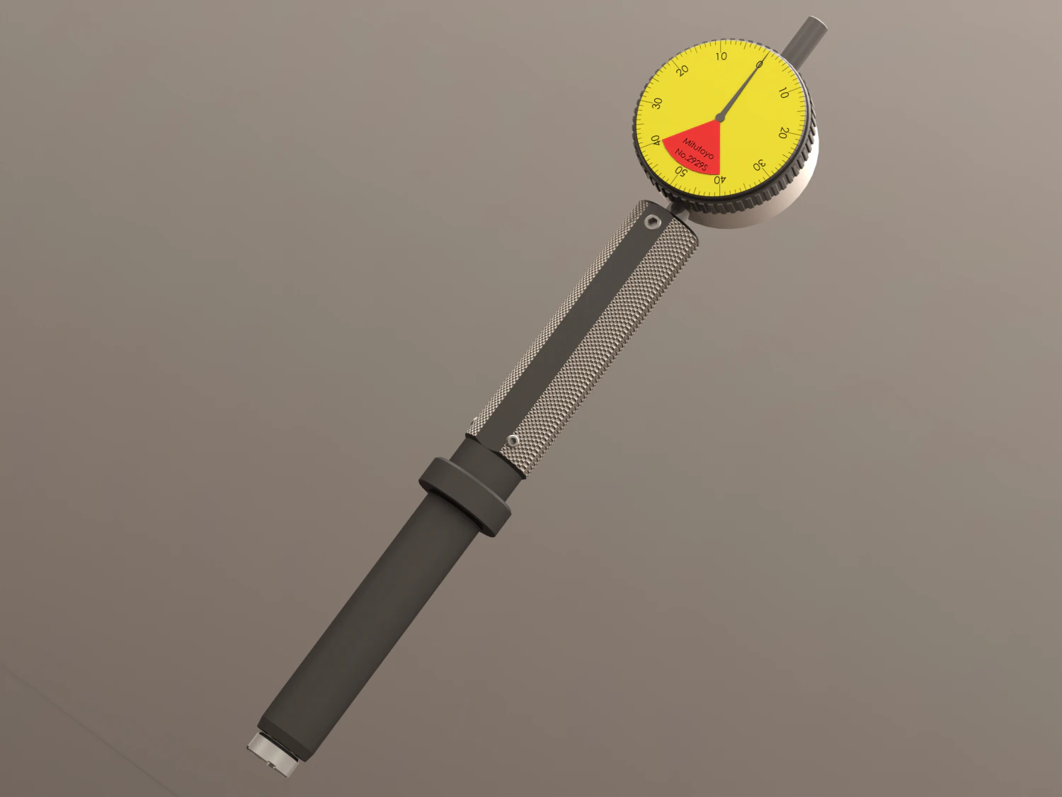 Digital Depth Gauge Special Custom Version 3D Model .c4d .max .obj .3ds .fbx .stl .blend 