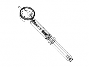 Digital Depth Gauge Special Custom Version 3D Model