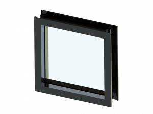 Aluminium Glass Fixed Window 3Dモデル