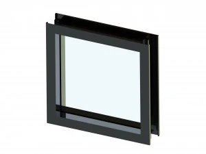 एल्यूमिनियम ग्लास फिक्स्ड विंडो 3D मॉडल