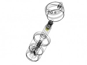 MECHANICAL BORE GAUGE FOR INTERNAL DIAMETERS Modèle 3D