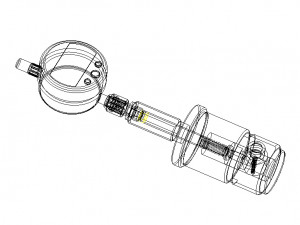 MECHANICAL BORE GAUGE FOR INTERNAL DIAMETERS Modèle 3D