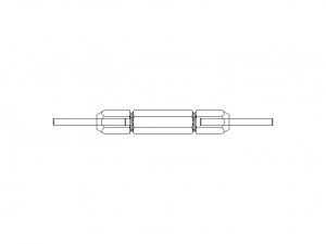 Reversible Type Plug Gauge Set for Measuring Range Up to 22 mm 3D Model