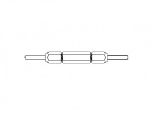 Reversible Type Plug Gauge Set for Measuring Range Up to 22 mm 3D Model