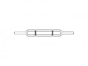 Reversible Type Plug Gauge Set for Measuring Range Up to 22 mm 3D Model