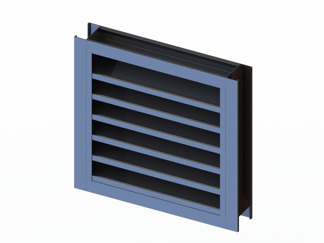 Aluminium Sun Shade 3D Model .c4d .max .obj .3ds .fbx .stl .blend 