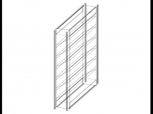 Aluminium Sun Shade 3D Model