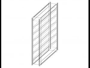Aluminium Sun Shade 3D Model