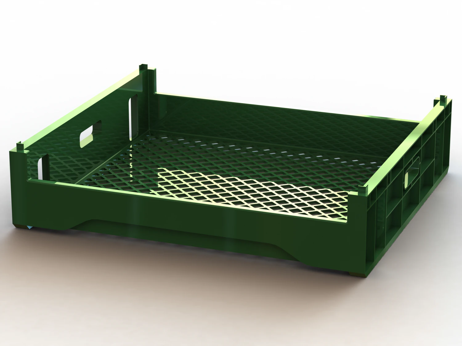Bakery Storage Tray 3D Model .c4d .max .obj .3ds .fbx .stl .blend 