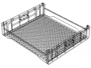 Bakery Storage Tray 3D Model