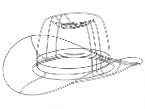 Western Cowboy Hat Modelo 3D