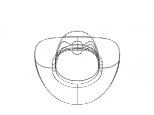 Western Cowboy Hat 3D Model